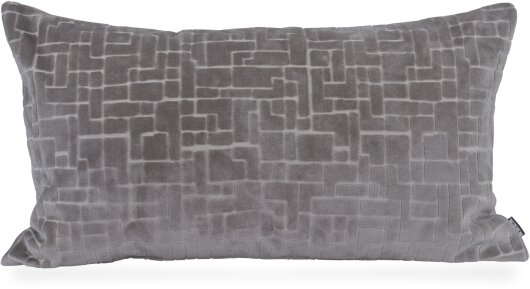 H.O.C.K. Groovy Pattern Wendekissen 50x30cm slate grau