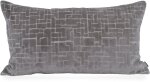 H.O.C.K. Groovy Pattern Wendekissen 50x30cm slate grau