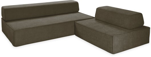 H.O.C.K. Rückenelement für Sofa INDOOR Mitch BIG ca. 200x46x29cm Lotte olive col. 501