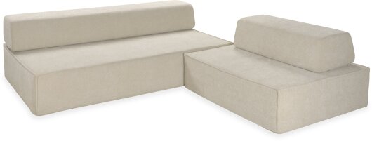 H.O.C.K. Rückenelement für Sofa INDOOR Mitch BIG ca. 200x46x29cm Lotte creme col. 902