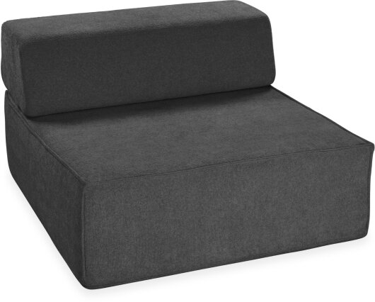 H.O.C.K. Rückenelement für Sofa INDOOR Mitch SMALL ca. 100x46x29cm Lotte dunkelgrau anthrazit col. 802