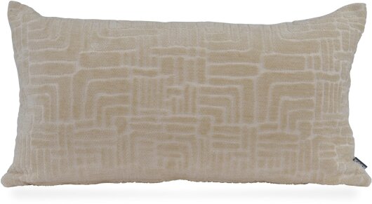 H.O.C.K. Chessy Dekokissen 70x40cm beige ecru weich gemustert