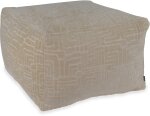 H.O.C.K. Chessy Indoor Hocker 60x60x40cm beige weich...