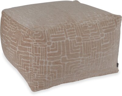 H.O.C.K. Chessy Indoor Hocker 60x60x40cm taupe hellbraun...