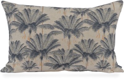 H.O.C.K. Palm tree Dekokissen 60x40cm grau anthrazit Palmen