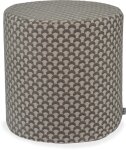 H.O.C.K. Amelie Hocker Pouf Ø45x45cm grau Halbmond