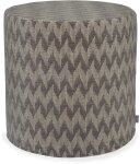 H.O.C.K. Svantje Hocker Pouf Ø45x45cm grau Zick-Zack