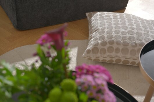 H.O.C.K. Magic Dots Wendekissen 60x60cm creme beige