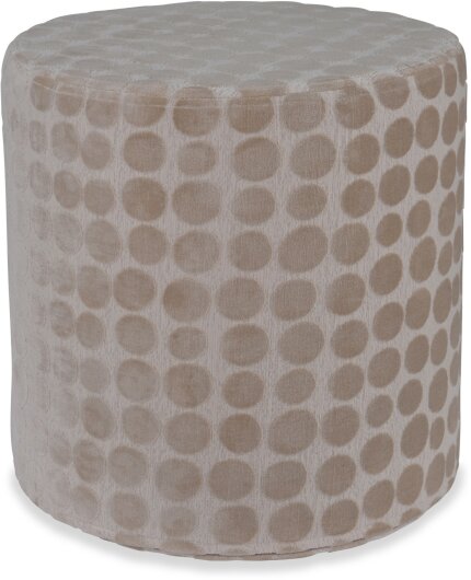 H.O.C.K. Magic Dots Hocker Pouf Ø45x45cm creme beige