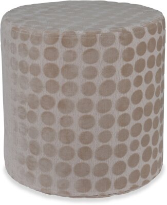 H.O.C.K. Magic Dots Hocker Pouf Ø45x45cm creme beige