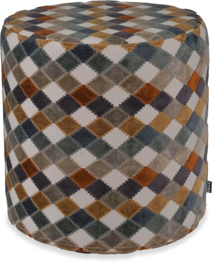 H.O.C.K. Balance Hocker Pouf Ø45x45cm taupe Erdtöne