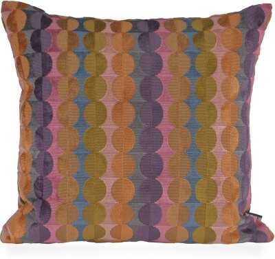 H.O.C.K. Glam Dekokissen 45x45cm dots pink terra bunt