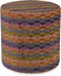 H.O.C.K. Glam Hocker Pouf Ø45x45cm dots pink terra...