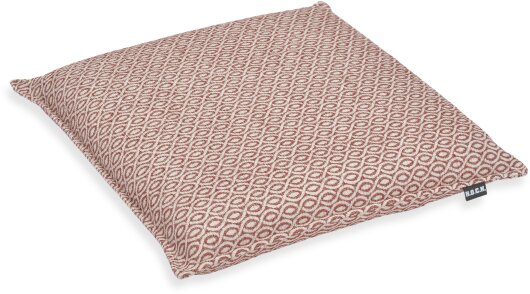 H.O.C.K. Ivy Sitzkissen mit Biese 40x40x4cm rot / bordeaux col. 304