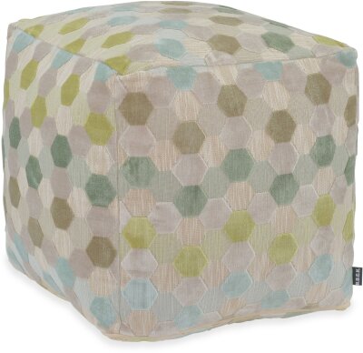 H.O.C.K. Sage Moon Bean Cube Pouf 40x40x40cm dots...