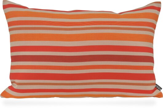 H.O.C.K. Glory Outdoor Kissen 60x40cm Streifen orange rot col. 9 cobo