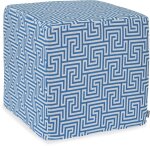 H.O.C.K. Gauzy Outdoor Hocker Pouf 45x45x45cm blue col....