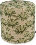 H.O.C.K.  Palm tree Hocker rund Ø45x45cm grün...