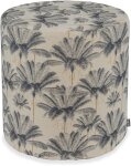 H.O.C.K.  Palm tree Hocker rund Ø45x45cm grau...