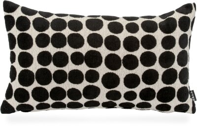 H.O.C.K. Magic Dots Wendekissen 50x30cm schwarz beige