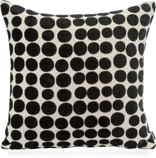 H.O.C.K. Magic Dots Dekokissen 45x45cm schwarz beige