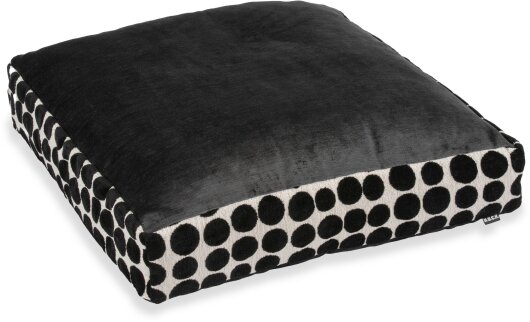 H.O.C.K. Magic Dots Bodenkissen 60x60x10cm Punkte schwarz