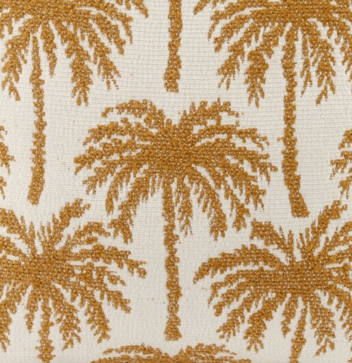 H.O.C.K. Vamosa Palms Outdoor Wendekissen 45x45cm maisgelb Palmen