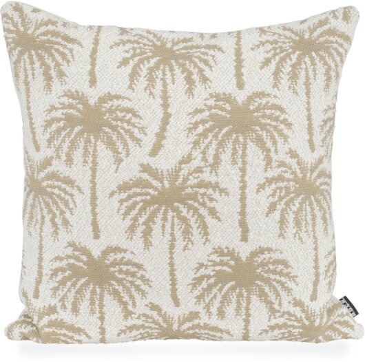 H.O.C.K. Vamosa Palms Outdoor Wendekissen 45x45cm natur taupe Palmen