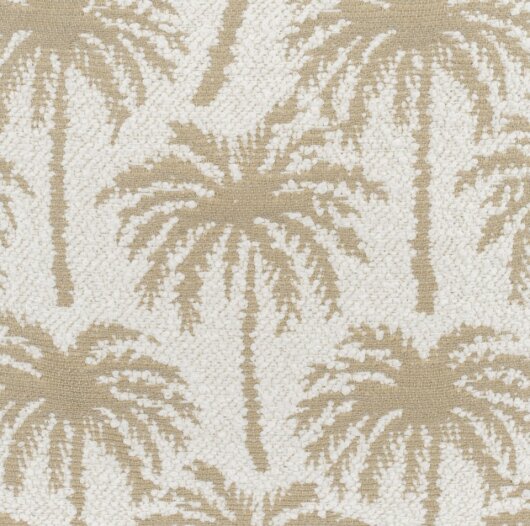 H.O.C.K. Vamosa Palms Outdoor Wendekissen 45x45cm natur taupe Palmen