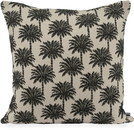 H.O.C.K. Vamosa Palms Outdoor Wendekissen 60x60cm schwarz Palmen