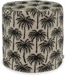 H.O.C.K. Vamosa Palms Outdoor Hocker Pouf ø40x45cm...