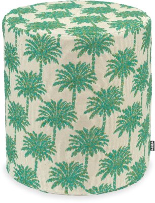 H.O.C.K. Vamosa Palms Outdoor Hocker Pouf ø40x45cm...