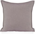 H.O.C.K. Linocea Outdoor Kissen 45x45cm lila mit Biese...