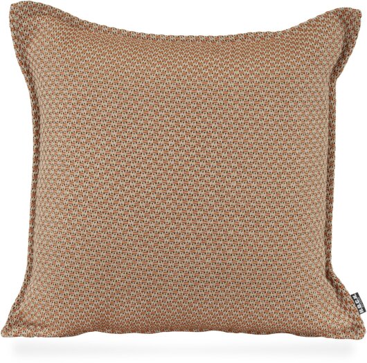 H.O.C.K. Linocea Outdoor Kissen 45x45cm orange mit Biese col. 402470