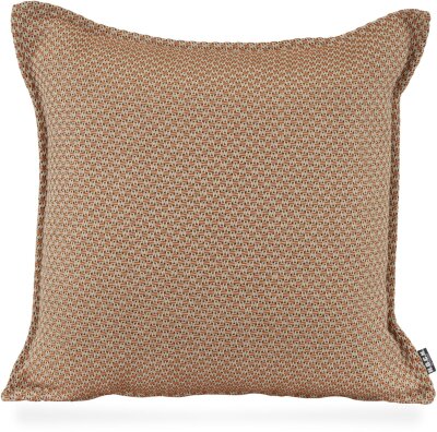 H.O.C.K. Linocea Outdoor Kissen 45x45cm orange mit Biese...