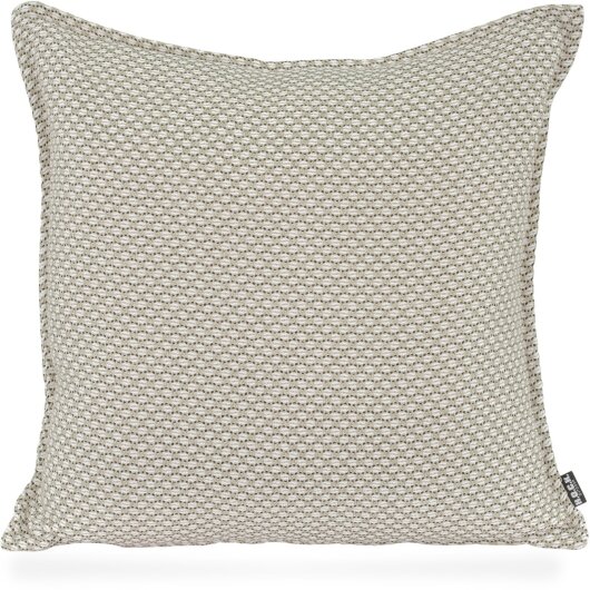 H.O.C.K. Linocea Outdoor Kissen 45x45cm natur beige mit Biese col. 404519