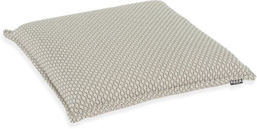 H.O.C.K. Linocea Outdoor Sitzkissen 40x40x6cm natur beige mit Biese col. 404519