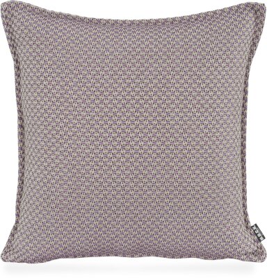 H.O.C.K. Linocea Outdoor Kissen 50x50cm lila mit Biese...