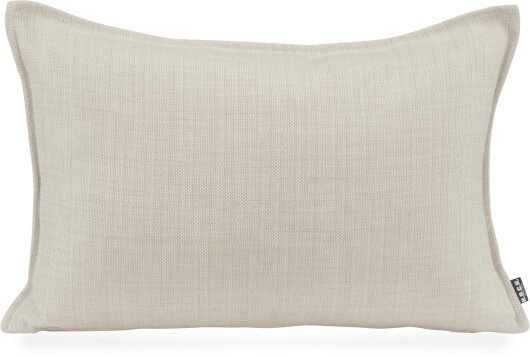 H.O.C.K. - AGORA Romy Outdoor Kissen 60x40cm mit Biese creme kleingemustert col. 20084