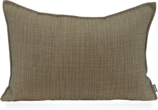 H.O.C.K. - AGORA Romy Outdoor Kissen 60x40cm mit Biese duna cognac grau kleingemustert col. 20094