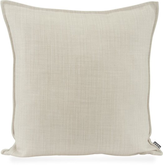 H.O.C.K. - AGORA Romy Outdoor Kissen 60x60cm mit Biese creme kleingemustert col. 20084