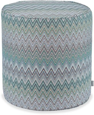 H.O.C.K. Pablo Outdoor Hocker Pouf rund mit Keder...