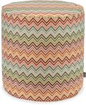 H.O.C.K. Maribel Outdoor Hocker Pouf rund mit Keder...