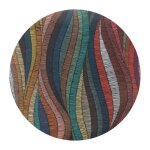 H.O.C.K. Stoff Meterware Outdoor Peggy colourful bunt design