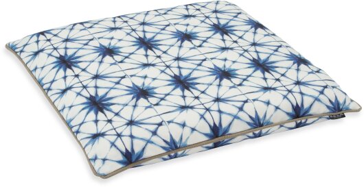 H.O.C.K. Badu Batik Saphire Outdoor Sitzkissen mit Keder 45x45x6cm col. 03 blau