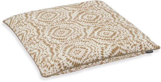 H.O.C.K. Badu Batik Steel Outdoor Sitzkissen mit Keder 45x45x6cm col. 01 natur beige