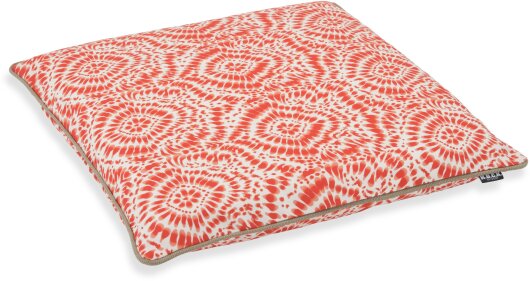 H.O.C.K. Badu Batik Steel Outdoor Sitzkissen mit Keder 45x45x6cm col. 20 orange