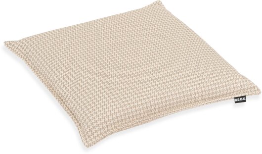 H.O.C.K. Bobo Sitzkissen mit Biese 40x40x6cm kleingemustert col. 2 beige