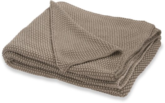 H.O.C.K. Mega Moss Decke Plaid 130x170cm khaki taupe