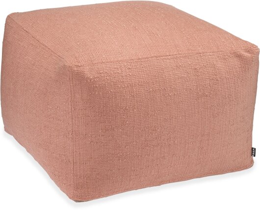 H.O.C.K. Marcal Outdoor + Indoor Hocker 60x60x40cm col. 08 peach altrosa in&out